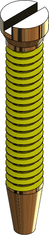 Thread Seeker Locking Spring Hinge Eyewire Screw
